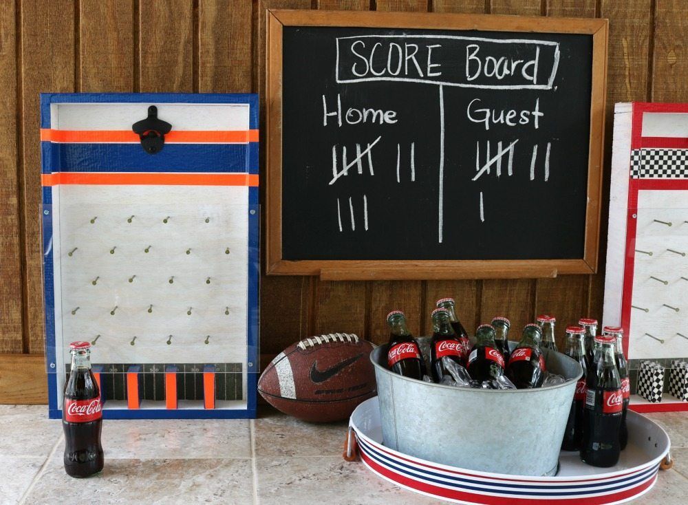 Make opening a bottle a game with this bottle opener game DIY at Refresh Restyle