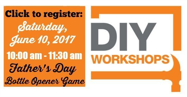 Click to register for Home Depot DIY workshop for Father