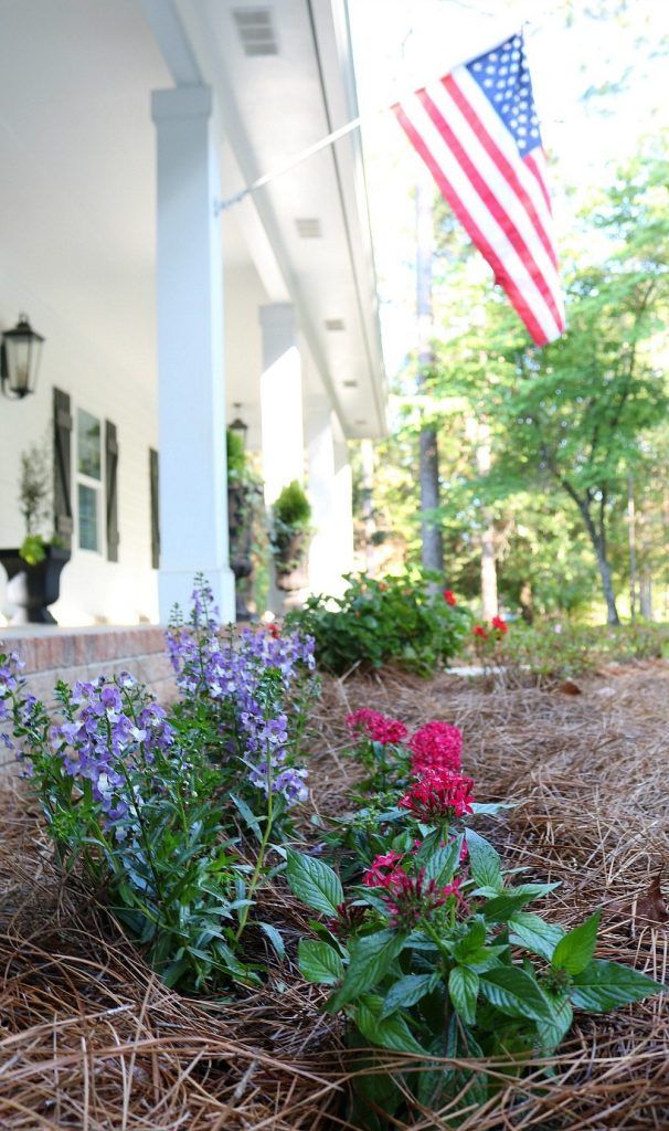Add a little color in the garden to freshen up the curb appeal