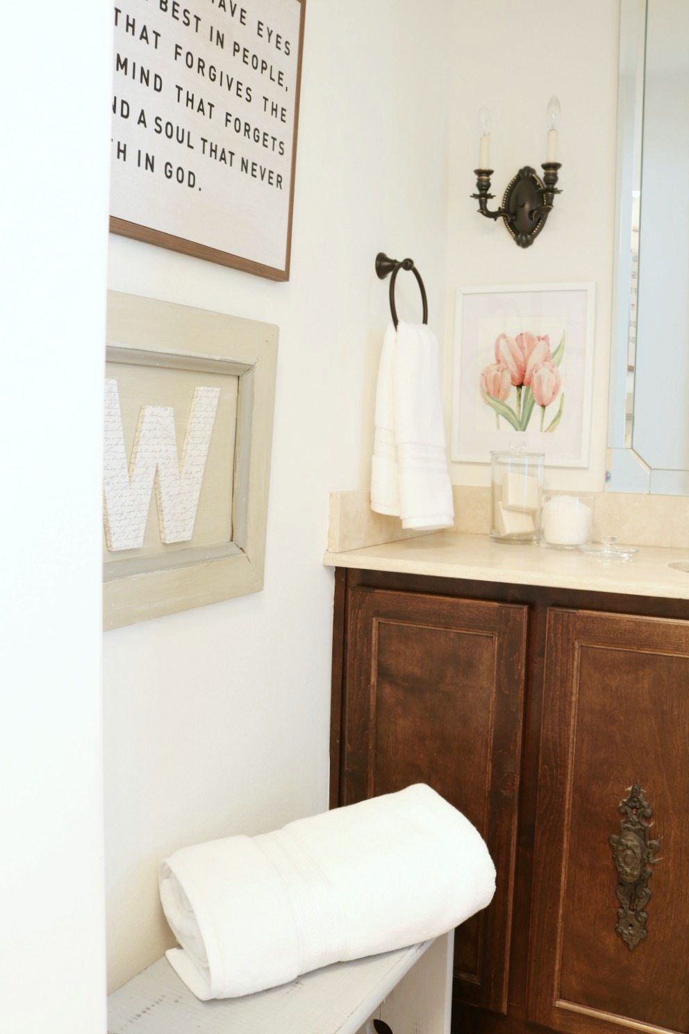 Bathroom refresh on a budget at Refresh Restyle