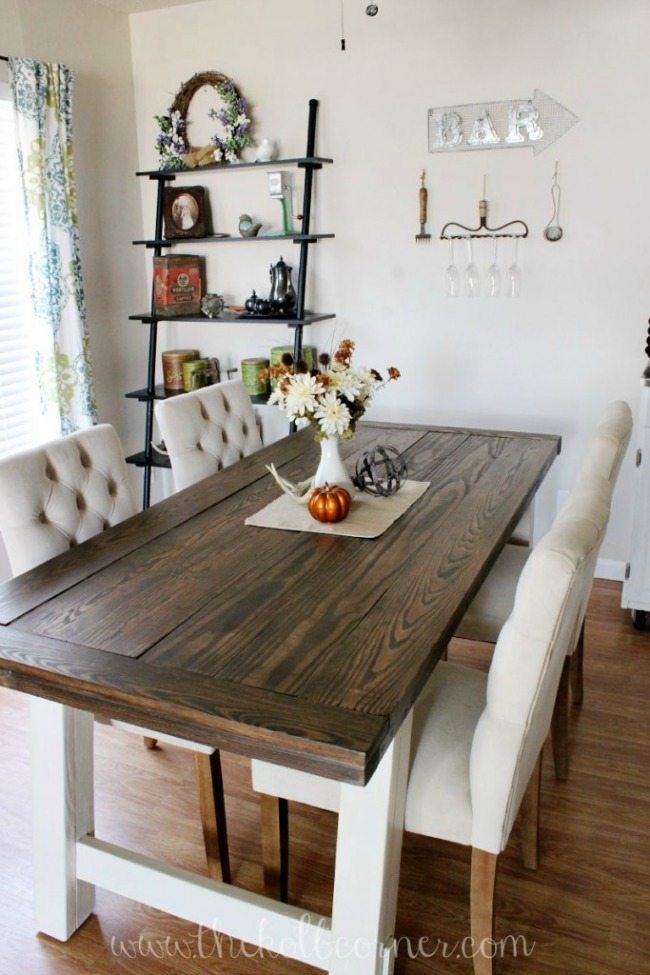 The Kolb Corner, Farmhouse Tables via Refresh Restyle