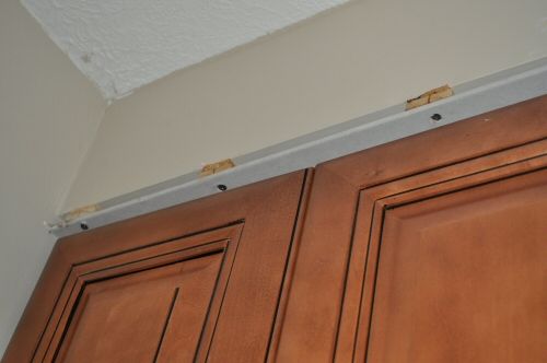 Drywall Soffit Repair Up Close