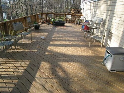 behr deck stain after two years