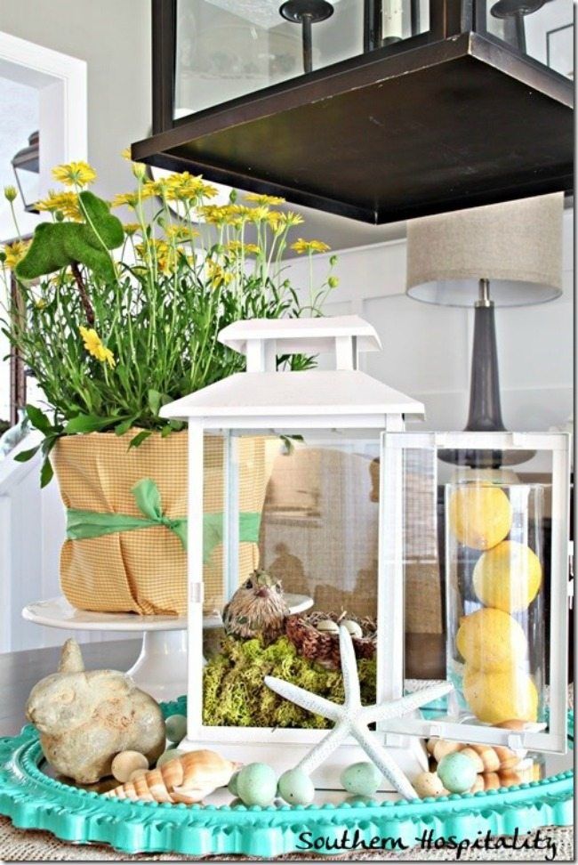 Southern Hospitality, Spring Centerpieces via Refresh Restyle