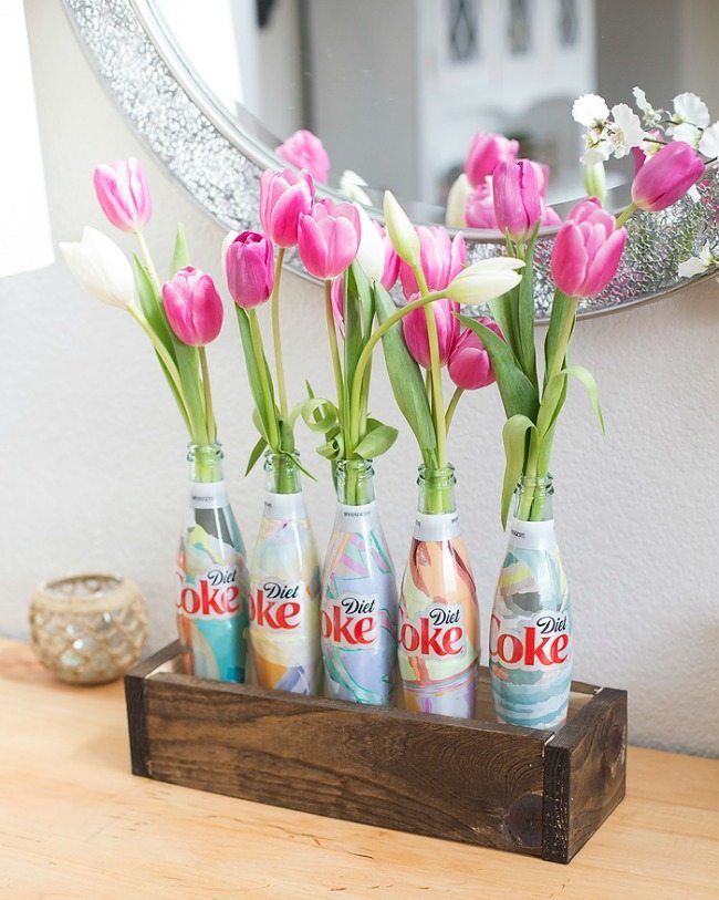 Blooming Homestead, Spring Centerpieces via Refresh Restyle